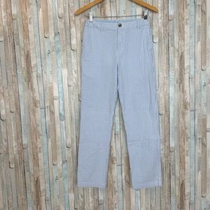Vineyard Vines 16 Boys Blue White Seersucker Stripe Breaker Pants Spring Easter